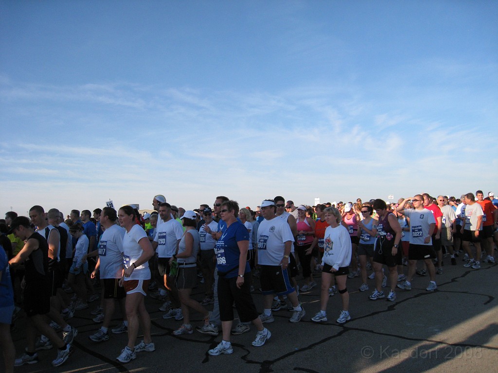 USAF Half Marathon 2009 240.jpg - The final wave gets ready to start.
